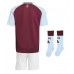 Maglie da calcio Aston Villa Prima Maglia Bambino 2024-25 Manica Corta (+ Pantaloni corti)